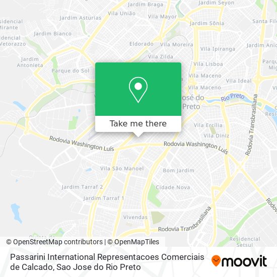 Passarini International Representacoes Comerciais de Calcado map
