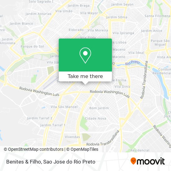 Benites & Filho map