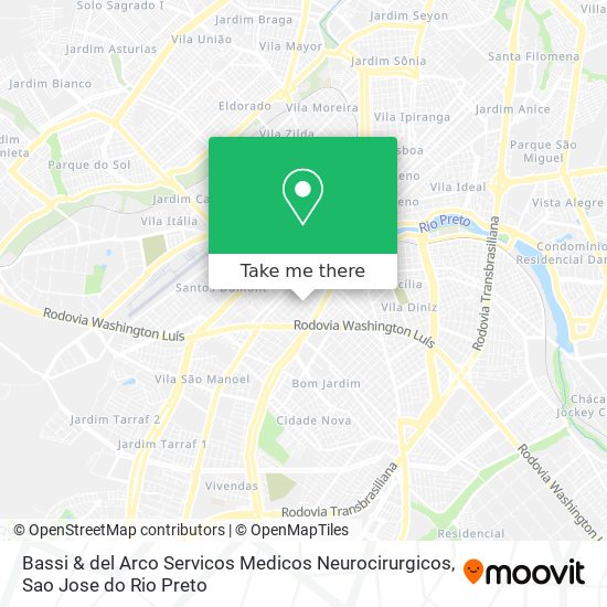 Bassi & del Arco Servicos Medicos Neurocirurgicos map