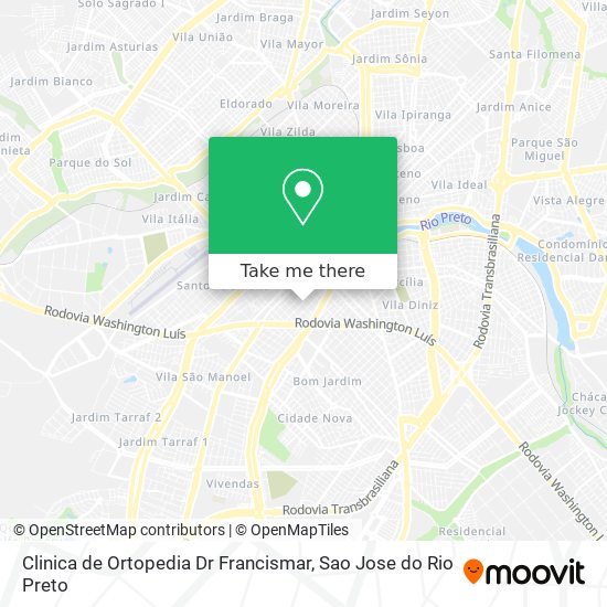 Clinica de Ortopedia Dr Francismar map