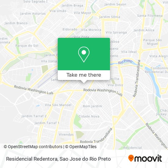 Residencial Redentora map