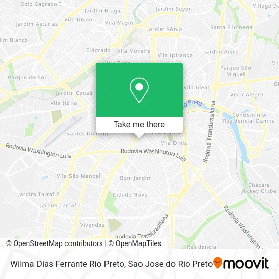 Wilma Dias Ferrante Rio Preto map