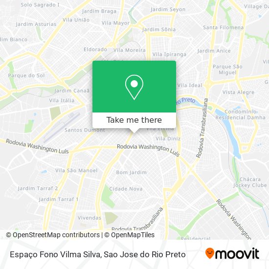 Espaço Fono Vilma Silva map