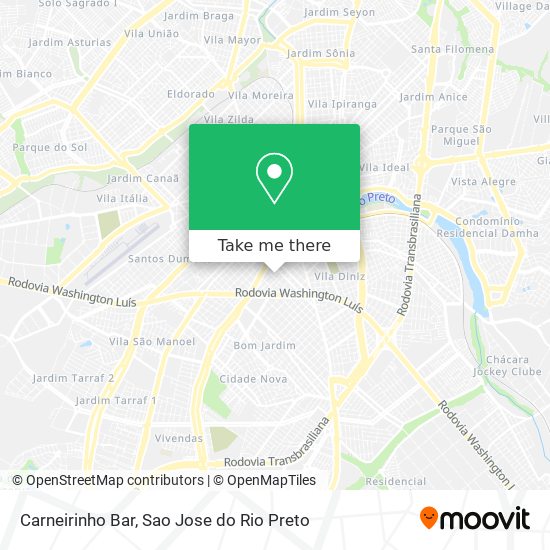 Carneirinho Bar map