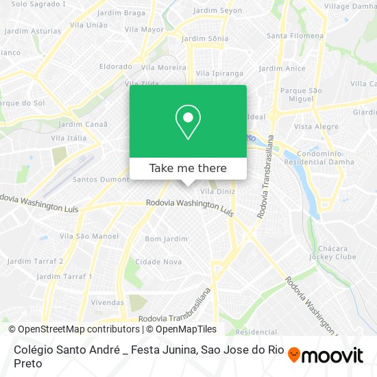 Mapa Colégio Santo André _ Festa Junina