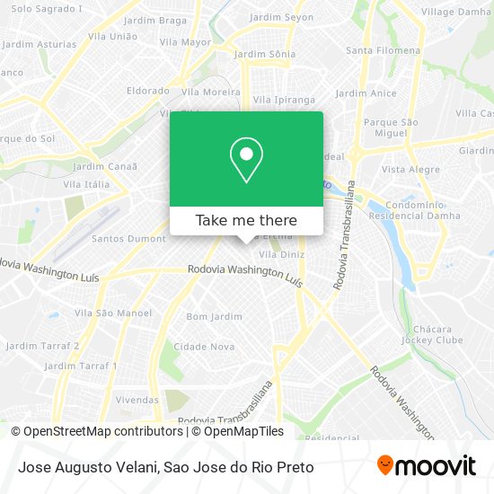 Jose Augusto Velani map