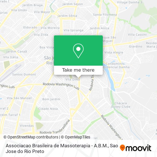 Associacao Brasileira de Massoterapia - A.B.M. map