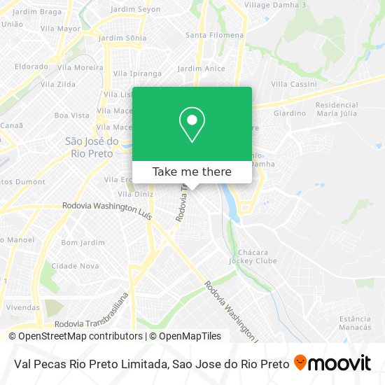 Val Pecas Rio Preto Limitada map