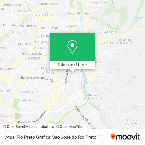 Atual Rio Preto Grafica map