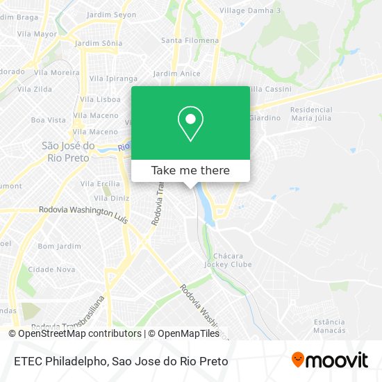 ETEC Philadelpho map