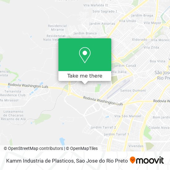 Kamm Industria de Plasticos map