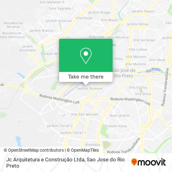 Jc Arquitetura e Construção Ltda map