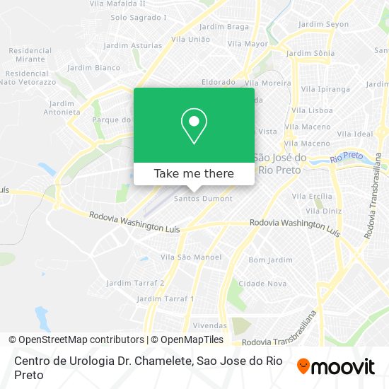 Centro de Urologia Dr. Chamelete map