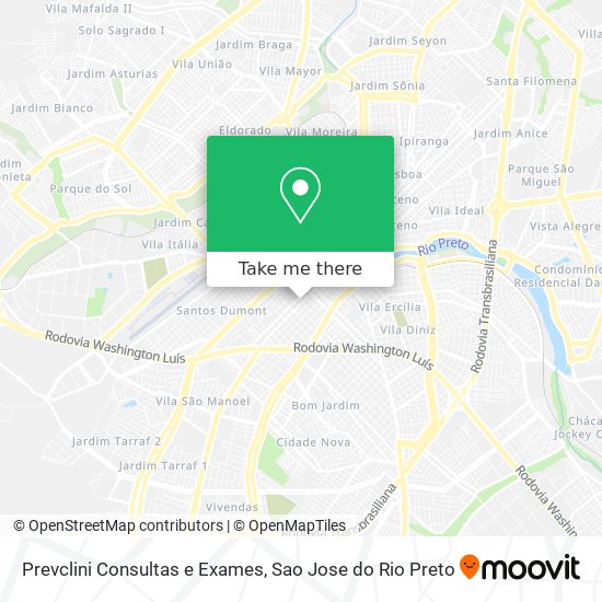 Prevclini Consultas e Exames map
