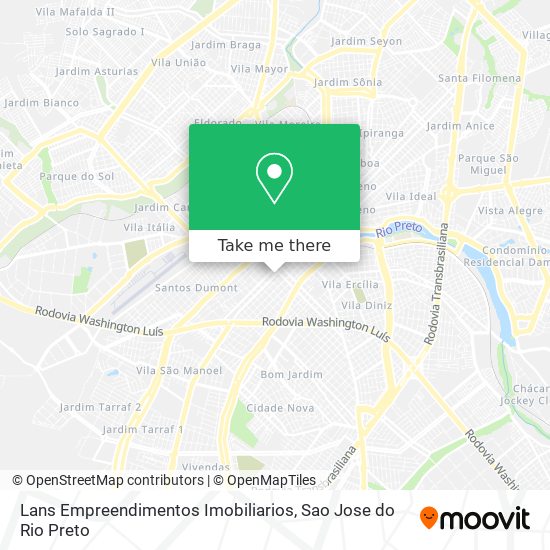 Lans Empreendimentos Imobiliarios map