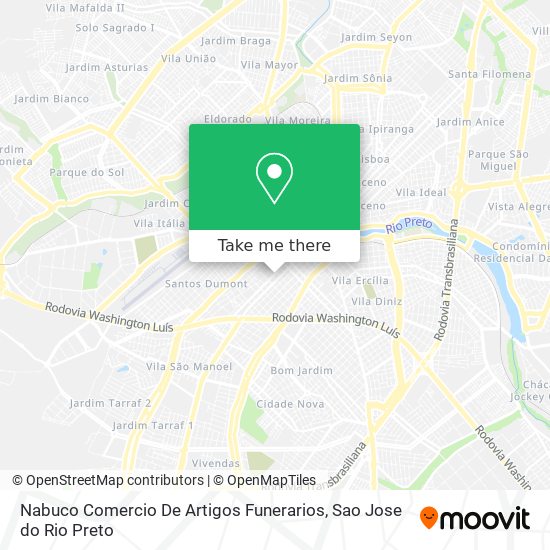 Nabuco Comercio De Artigos Funerarios map
