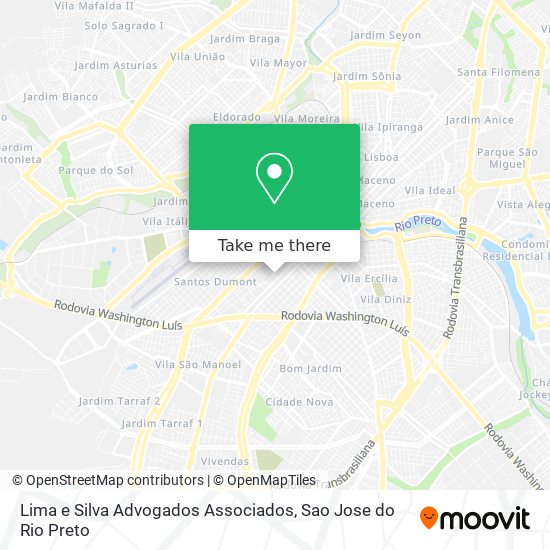 Lima e Silva Advogados Associados map