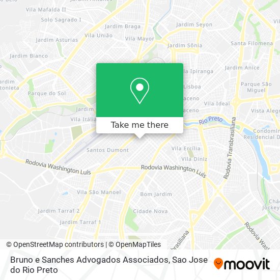 Bruno e Sanches Advogados Associados map