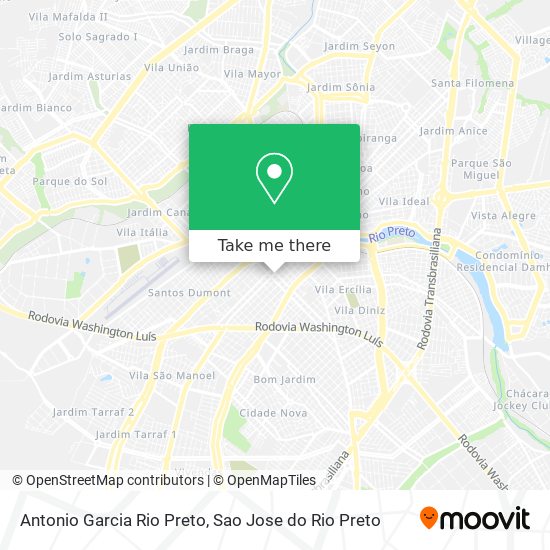 Antonio Garcia Rio Preto map