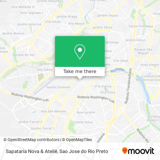 How to get to Sapataria Nova \u0026 Ateliê in São José Do Rio Preto by Bus?