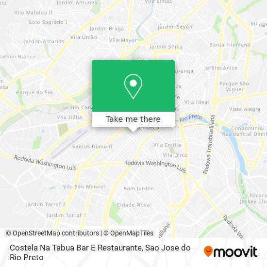 Costela Na Tabua Bar E Restaurante map