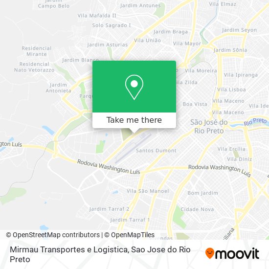 Mirmau Transportes e Logistica map