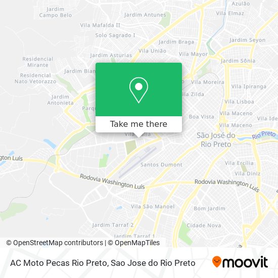 AC Moto Pecas Rio Preto map
