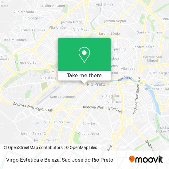 Virgo Estetica e Beleza map