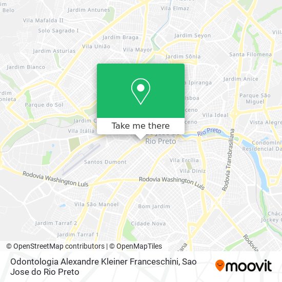 Odontologia Alexandre Kleiner Franceschini map