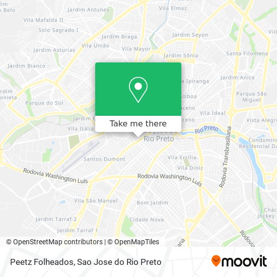 Peetz Folheados map