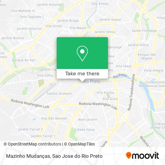 Mazinho Mudanças map