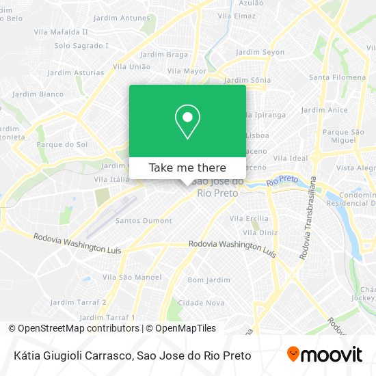 Kátia Giugioli Carrasco map