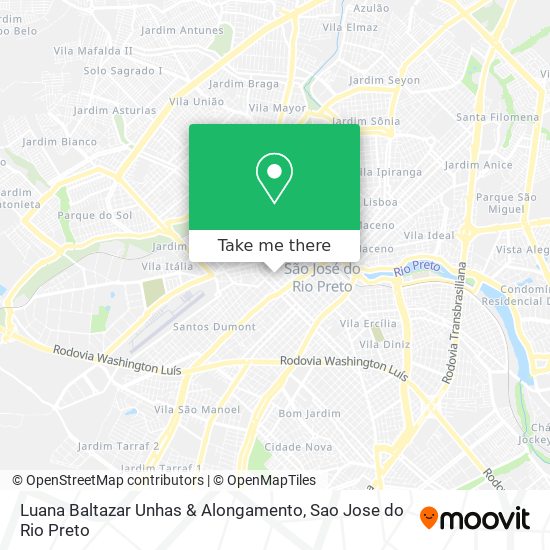 Luana Baltazar Unhas & Alongamento map
