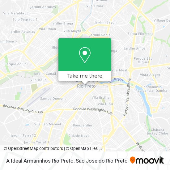 A Ideal Armarinhos Rio Preto map