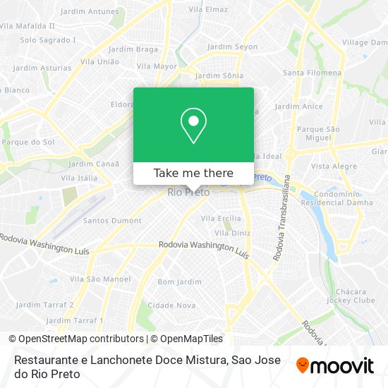 Restaurante e Lanchonete Doce Mistura map