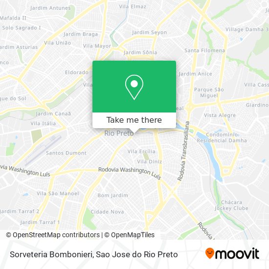 Sorveteria Bombonieri map