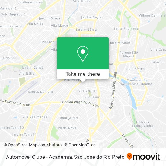 Automovel Clube - Academia map