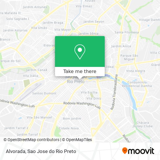 Alvorada map