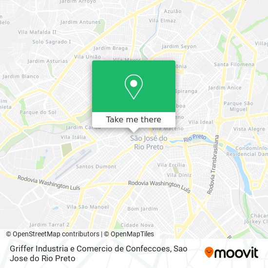 Griffer Industria e Comercio de Confeccoes map