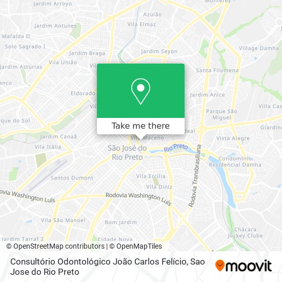 Consultório Odontológico João Carlos Felício map