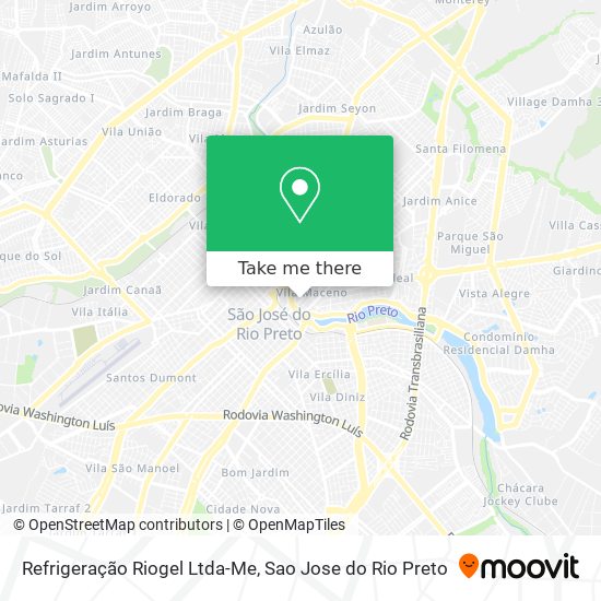 Refrigeração Riogel Ltda-Me map