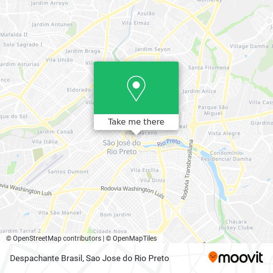 Despachante Brasil map