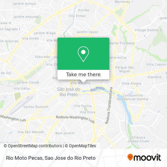 Rio Moto Pecas map