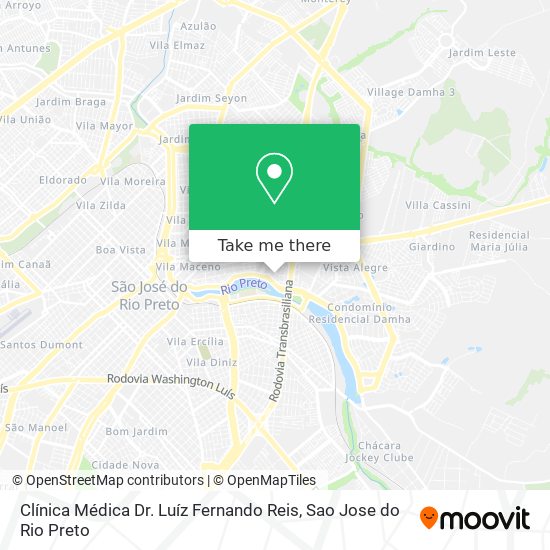 Clínica Médica Dr. Luíz Fernando Reis map