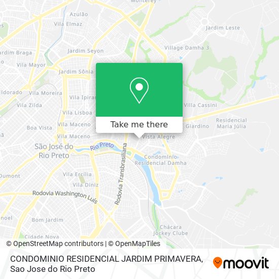 CONDOMINIO RESIDENCIAL JARDIM PRIMAVERA map