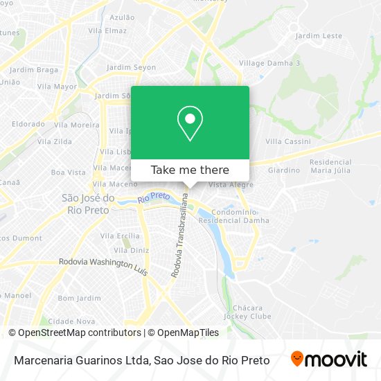 Marcenaria Guarinos Ltda map