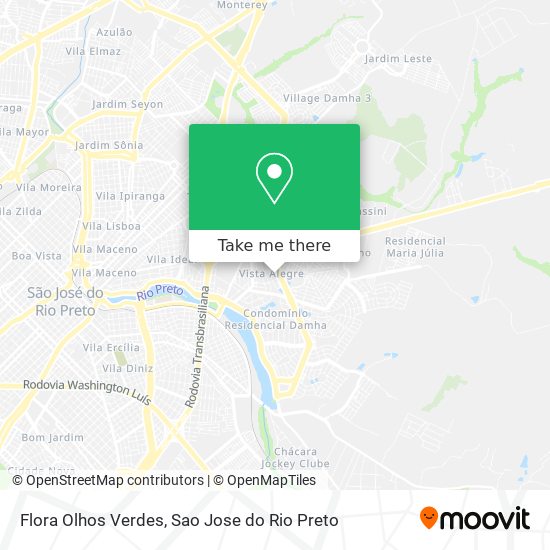 Flora Olhos Verdes map