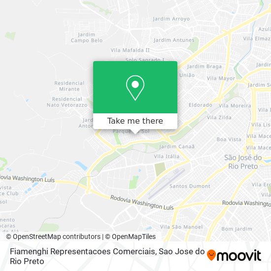Fiamenghi Representacoes Comerciais map