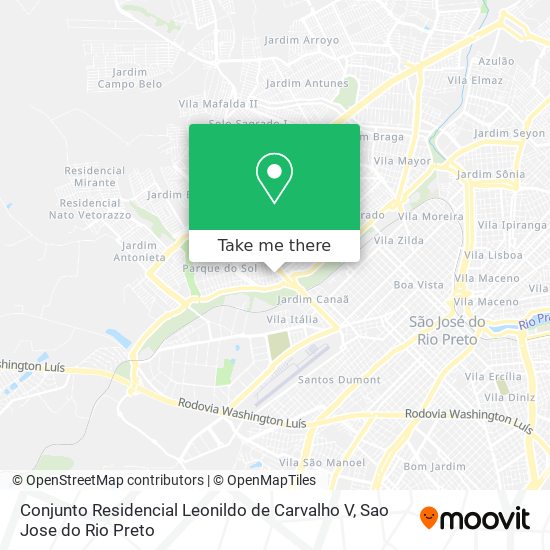 Conjunto Residencial Leonildo de Carvalho V map