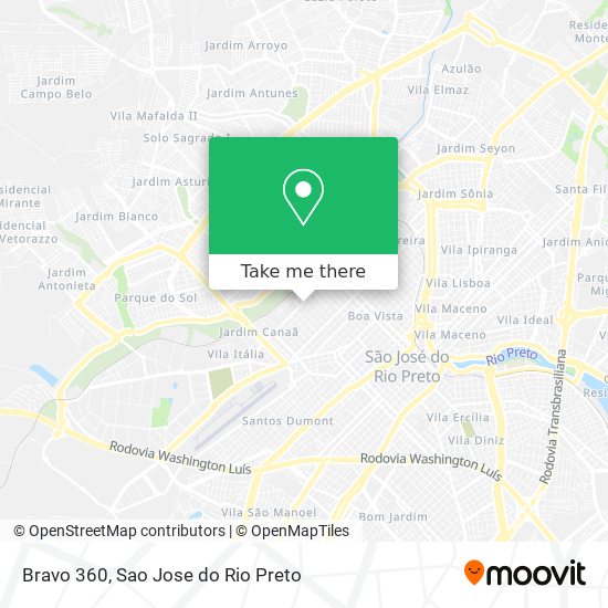 Bravo 360 map